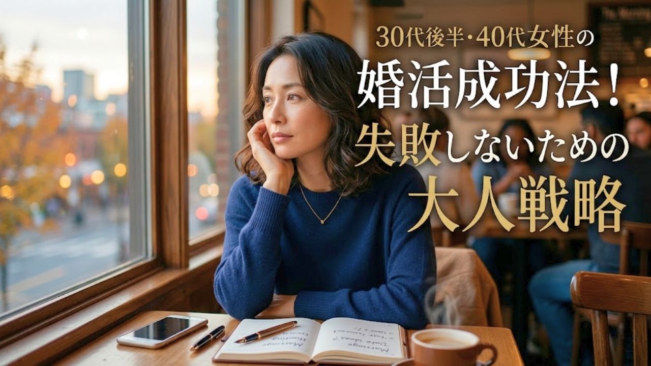 40代になり結婚に焦りを感じ悩んでいる女性。