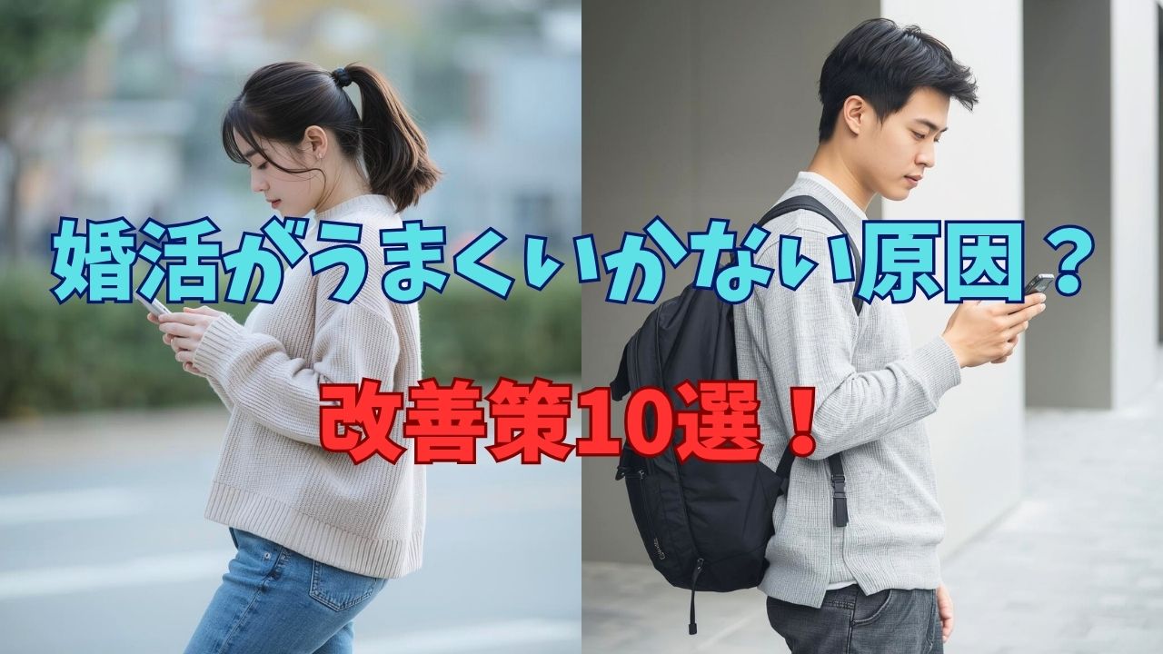 婚活がうまくいかない原因は？いますぐ試すべき改善策10選