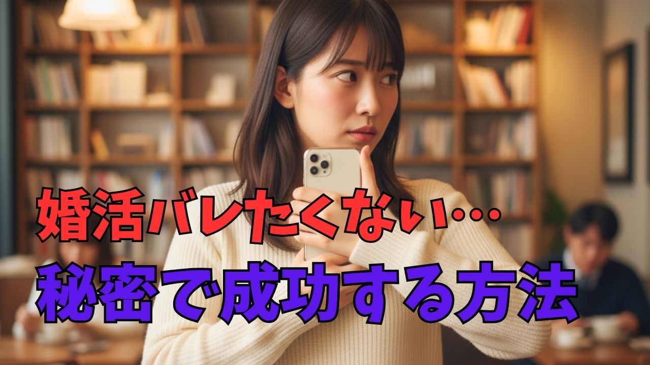 「婚活バレたくない」を徹底解決！家族や職場に秘密で成功する方法｜新しい自分へ