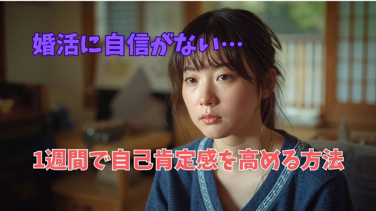 「婚活、疲れた…」自信がない人でも1週間で自己肯定感を高める方法｜新しい自分へ