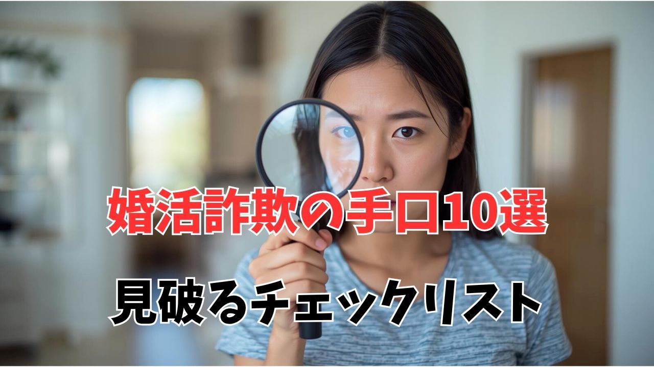 婚活詐欺の「手口10選」と見破るチェックリスト：危険人物から身を守る対策ガイド｜新しい自分へ