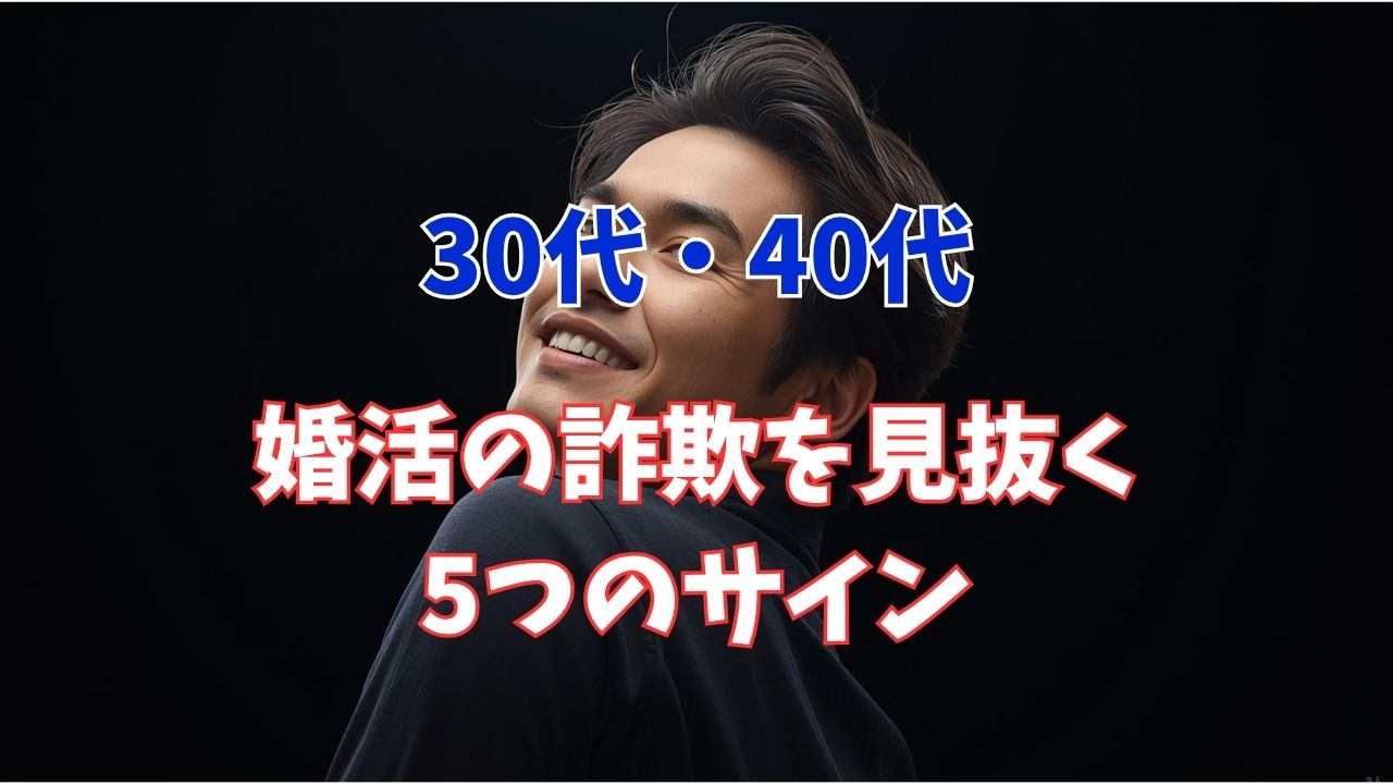 【30代・40代】婚活でお金を要求されたら？詐欺を見抜く5つのサイン｜新しい自分へ