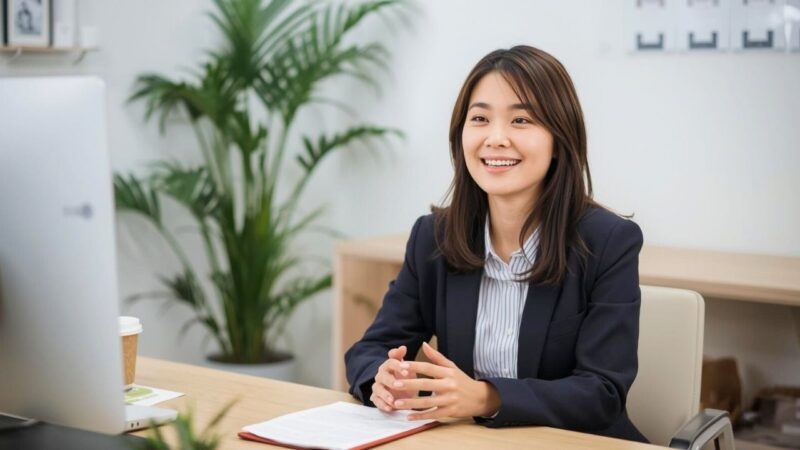 男性からの婚活デートに関連する質問にオンラインで丁寧に応える結婚相談所のカウンセラー｜新しい自分へ