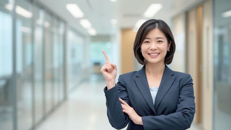 婚活のお断りメッセージの3つの鉄則のポイントを説明する女性｜新しい自分へ