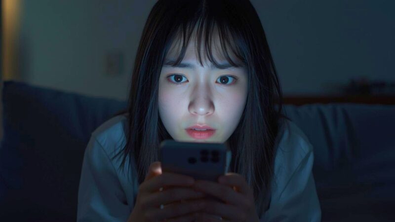 婚活でお断りメッセージを送ったところ怒りの返信が届き怯える女性｜新しい自分へ