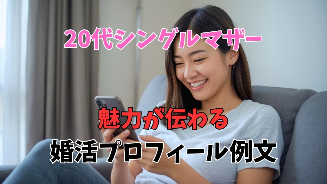 20代シングルマザー婚活プロフィール例文集｜若さと責任感が伝わる書き方｜新しい自分へ