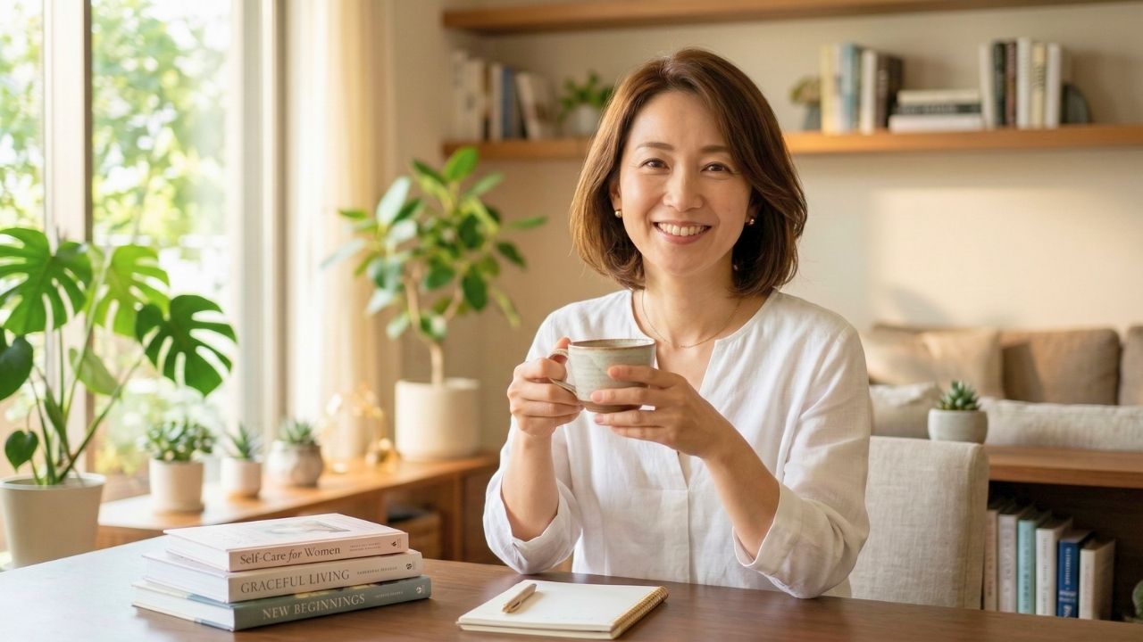 40代シングルマザーの魅力が男性に伝わりやすい画像イメージ。