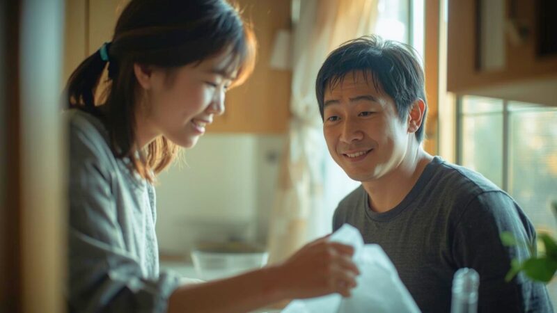 家事をする彼女を見て結婚を決意する男性｜新しい自分へ