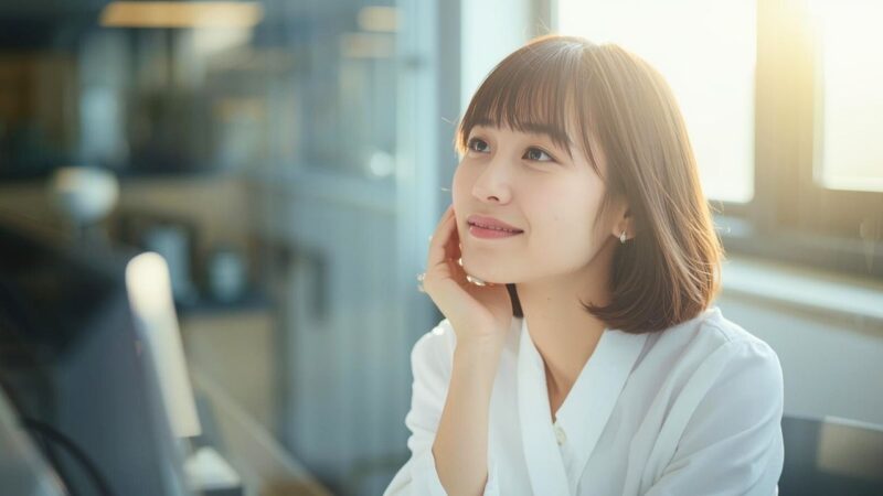 出会いがないと悩んでいたが結婚相談所への登録を決意し前向きな気持になった女性｜新しい自分へ