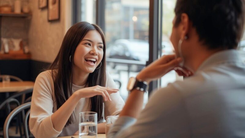 自分の失敗話をネタにしてデートを盛り上げる30代女性｜新しい自分へ