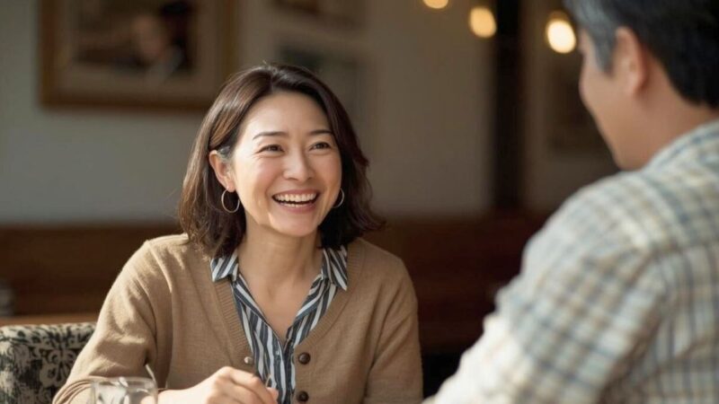 男性の心を掴む、愛嬌のある40代後半の女性｜新しい自分へ