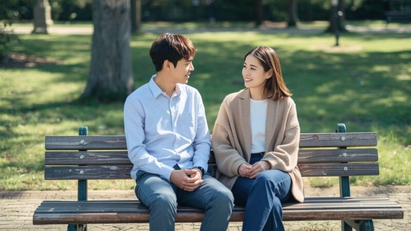 公園で待ち合わせてデートを楽しむシングルマザー｜新しい自分へ