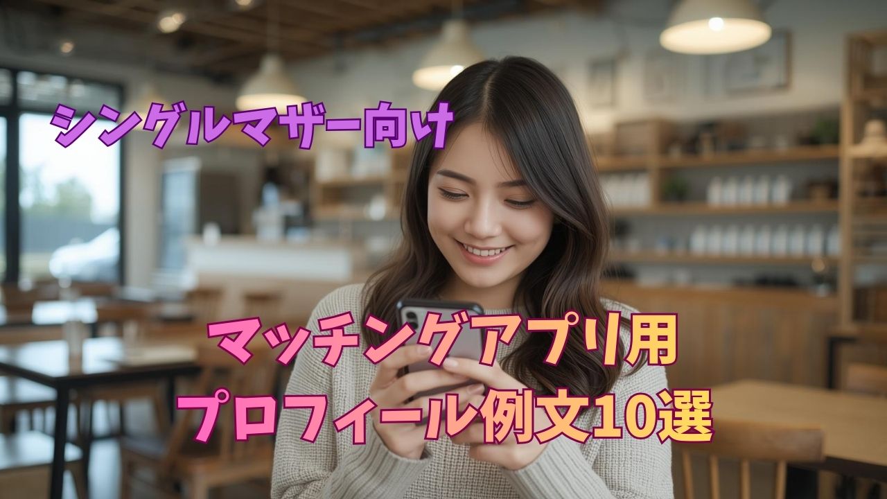 子どものことは？シングルマザーのマッチングアプリ用プロフィール例文10選｜新しい自分へ