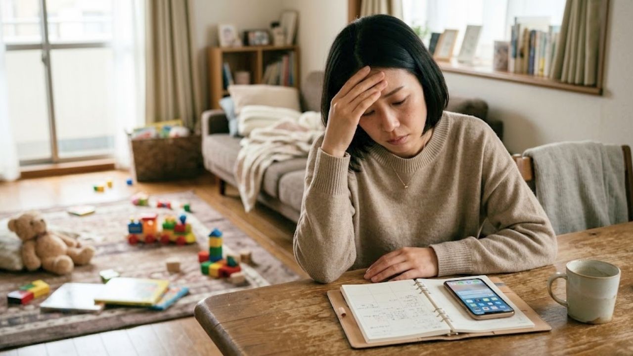 恋愛に疲れ果てているシングルマザー