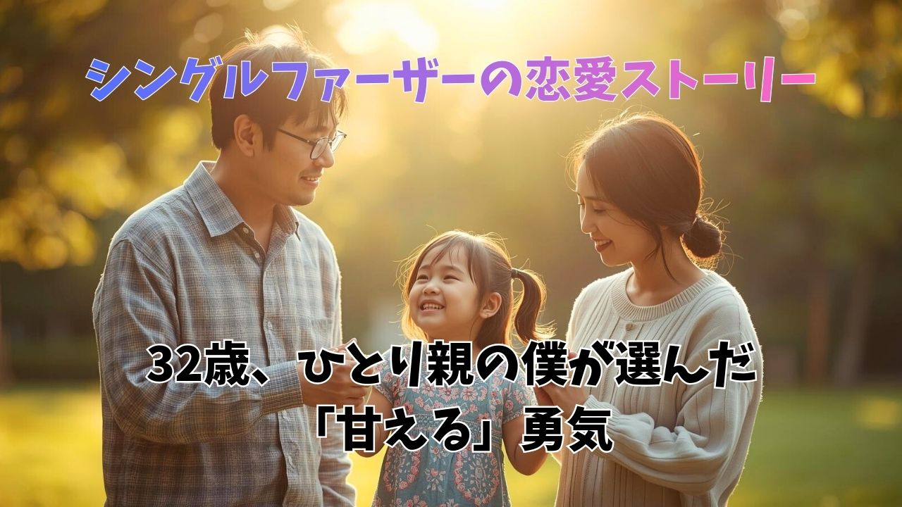 「パパ」という鎧を脱いだ夜。32歳、ひとり親の僕が選んだ「甘える」勇気｜新しい自分へ