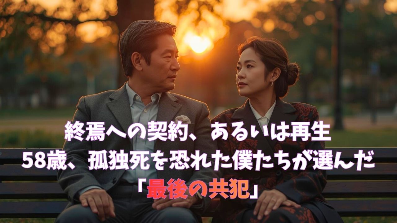 終焉への契約、あるいは再生。58歳、孤独死を恐れた僕たちが選んだ「最後の共犯」｜新しい自分へ