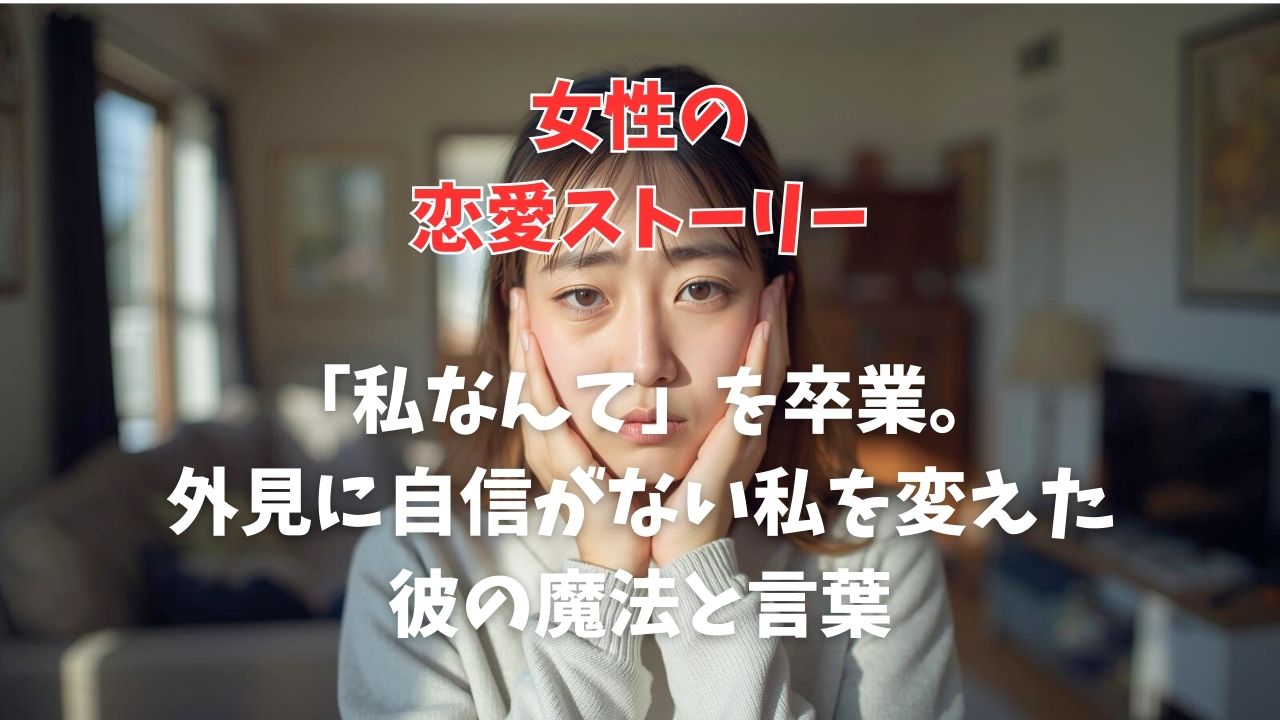 「私なんて」を卒業。外見に自信がない私を変えた彼の魔法と言葉｜新しい自分へ