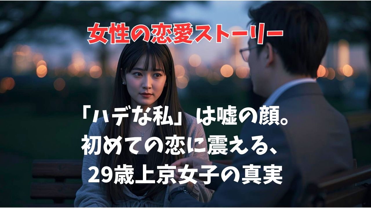 「ハデな私」は嘘の顔。初めての恋に震える、29歳上京女子の真実｜新しい自分へ
