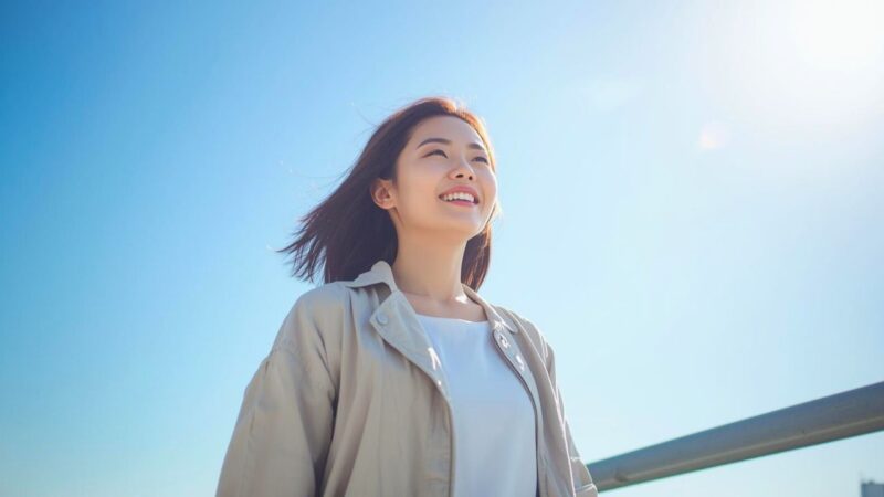 太陽の下を堂々と歩き、自分と子どものために本当の幸せを見つけたシングルマザー