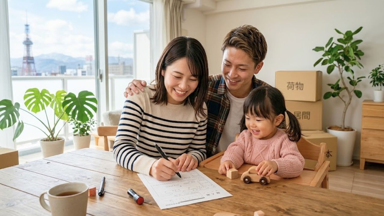 シングルマザーと彼氏が、コソコソせずにしっかりと住民票を移し、同居を決意した様子。