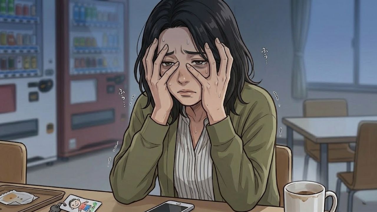 愚痴を聞かされて疲れ切ってしまったシングルマザー。