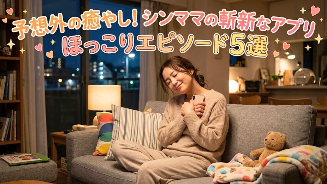 マッチングアプリのメッセージに癒やされるシングルマザー。