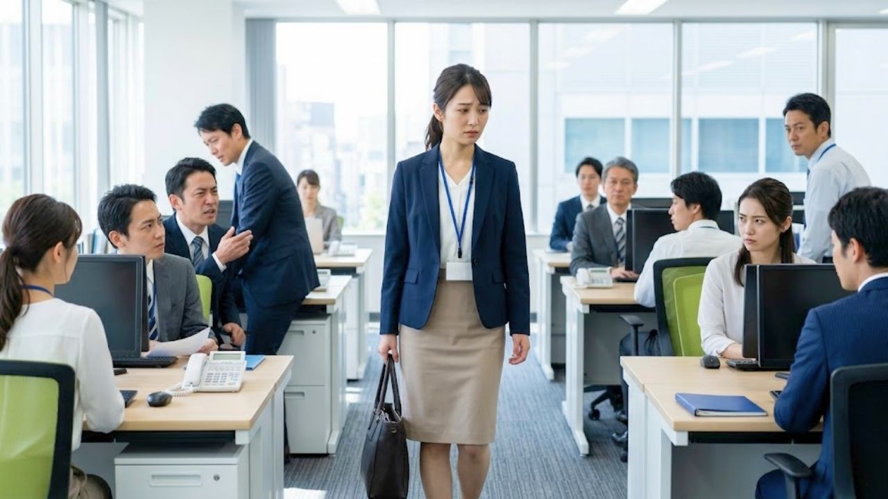 子どもの都合で休んだ次の日、他の社員の冷たい視線を気にするシングルマザー。