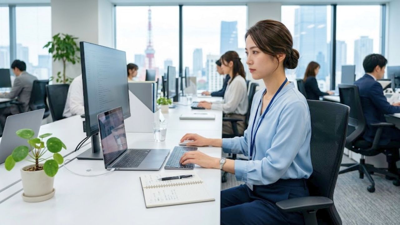 子どもの都合で休んだ翌日、謝罪を済ませ、颯爽と淡々に仕事をこなすシングルマザー。