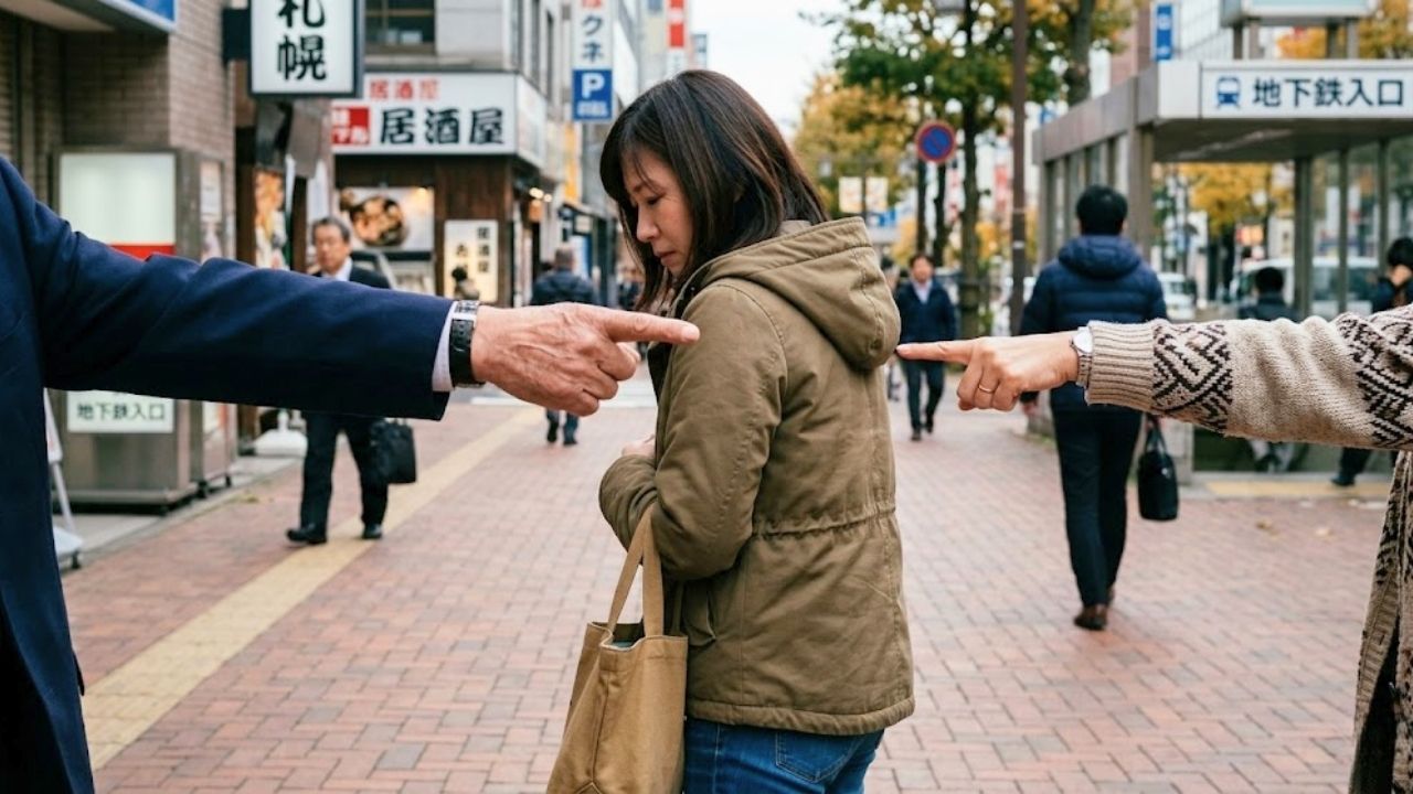 シングルマザーへ的外れな言葉を浴びせる世間のイメージ。