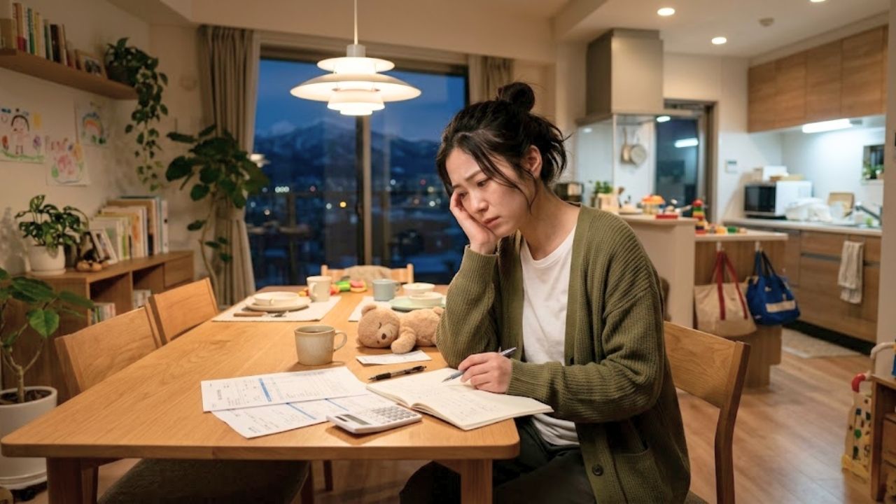 イクハラ・マタハラに悩み退職を検討するシングルマザー。ただ、辞めたあとのことを考え、決断できない様子。