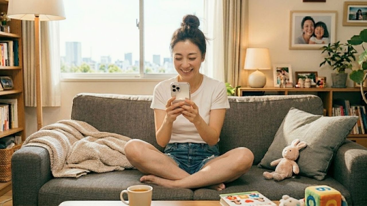 安全なマッチングアプリで恋愛しようと決めたシングルマザー。