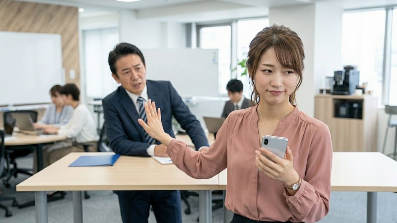 おっさん社員の仕事とは関係のないくだらない話を毅然とシャットアウトしたシングルマザー社員