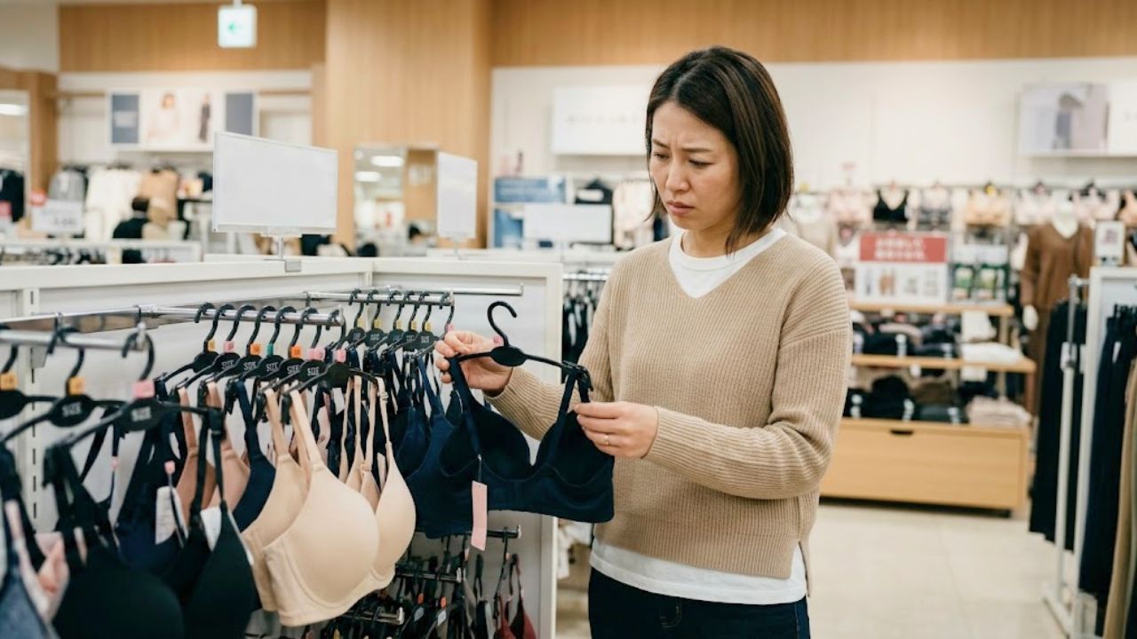自分に合う大きいサイズのブラジャーが売っていないため困っているシングルマザー
